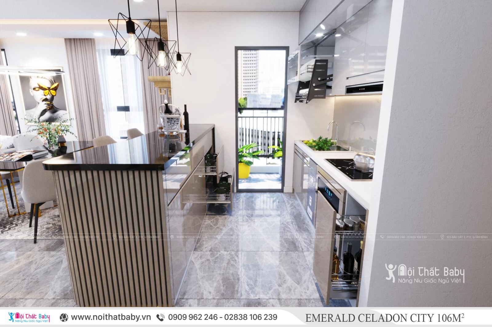 Tổng hợp các mẫu thiết kế nội thất Chung cư Emerald Celadon City